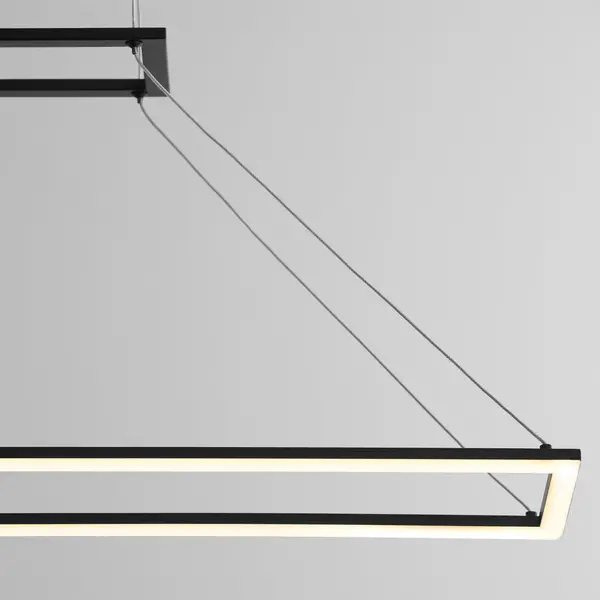 Xanni LED Linear Pendant in Black - Image 3