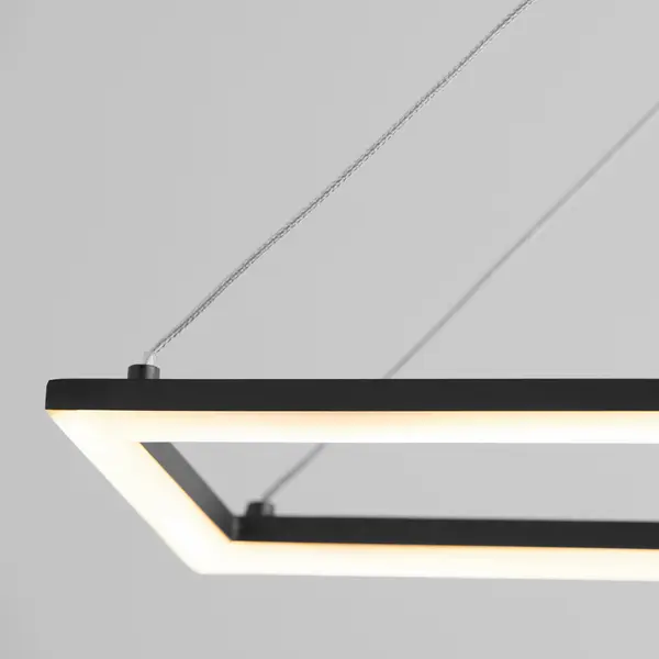 Xanni LED Linear Pendant in Black - Image 4