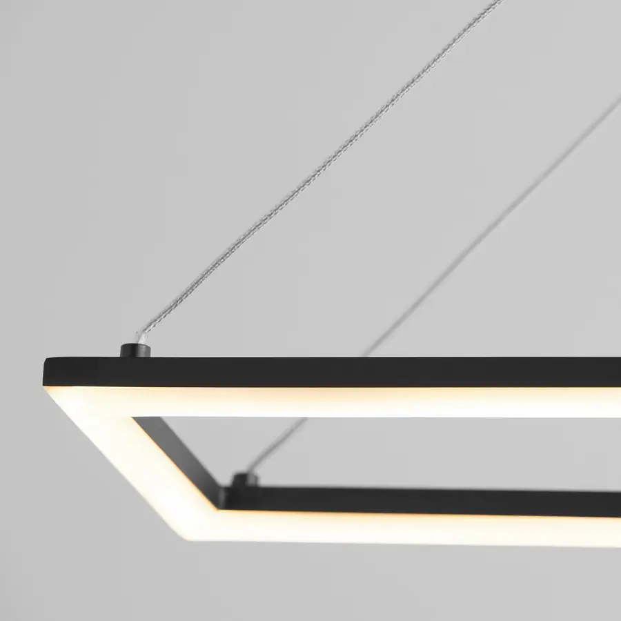 Xanni LED Linear Pendant in Black - Image 4