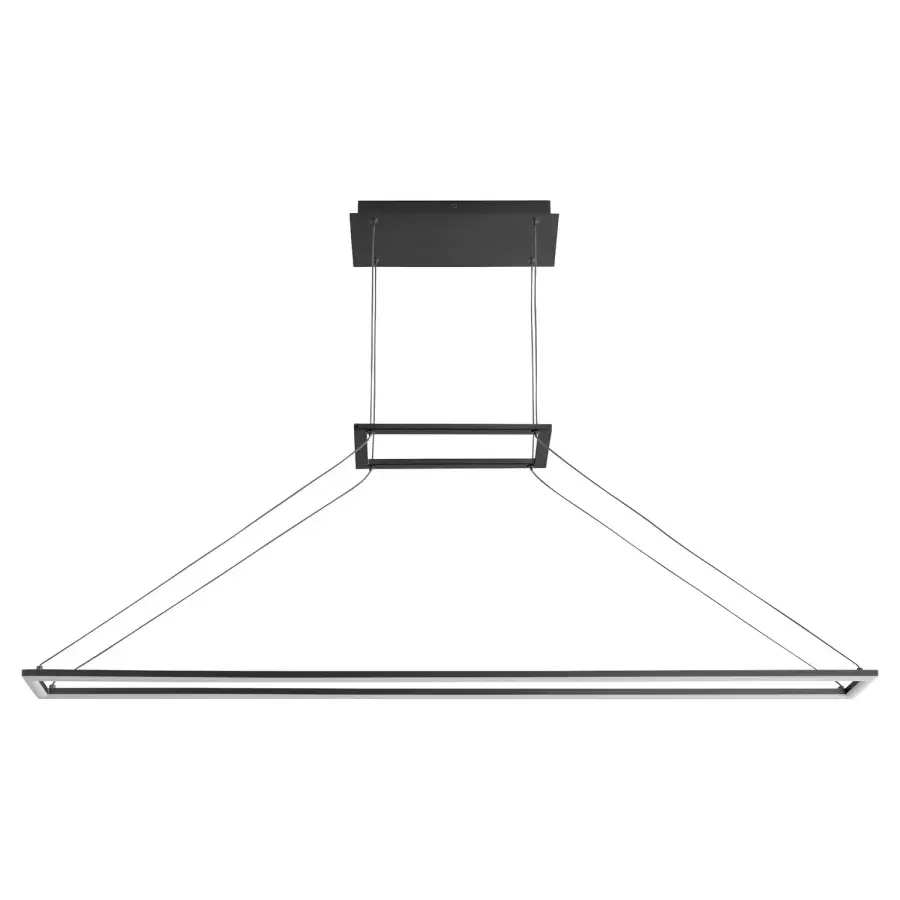 Xanni LED Linear Pendant in Black