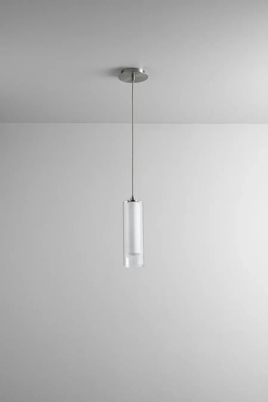 Gratis LED Mini Pendant in Satin Nickel - Image 1