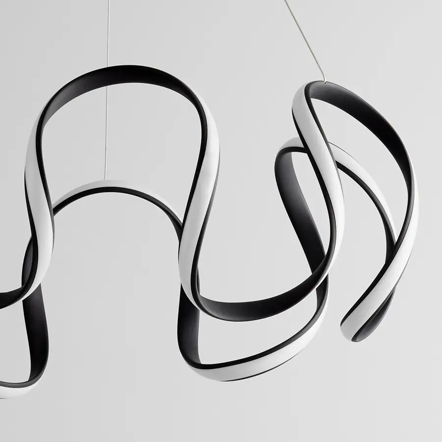 Cirro LED Ceiling Mount in Black - Image 4