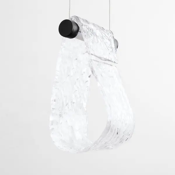 Veer LED Pendant in Black - Image 3