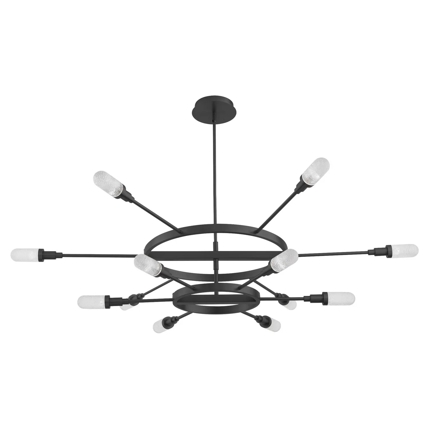Sperano 12-Light LED Chandelier in Matte Black
