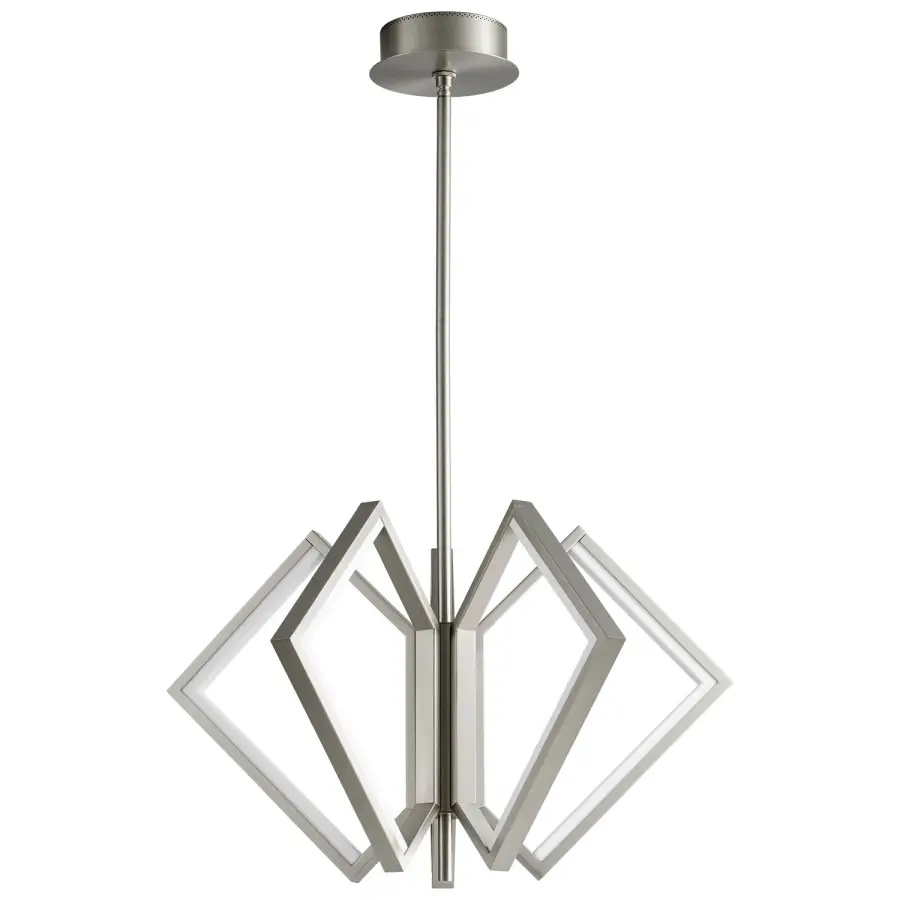 Acadia LED 5-Light Chandelier in Satin Nickel - Image 1