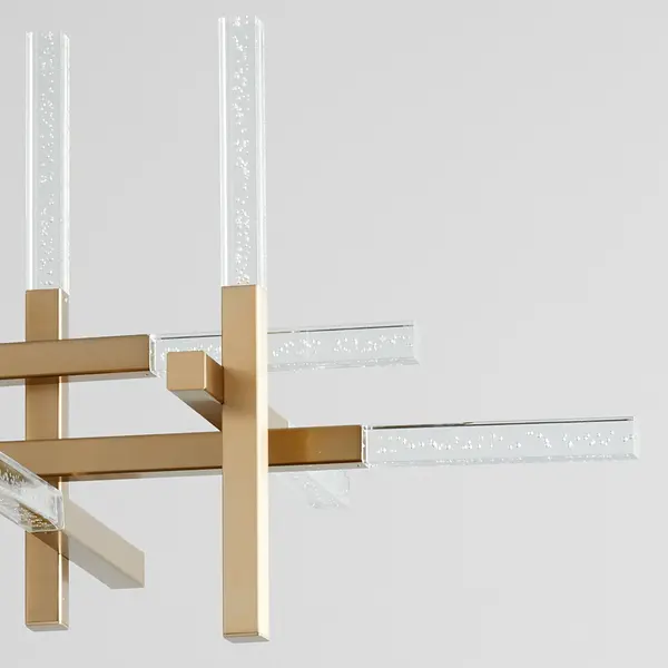 Atlantis LED Ceiling Mount in Aged Brass - Image 5