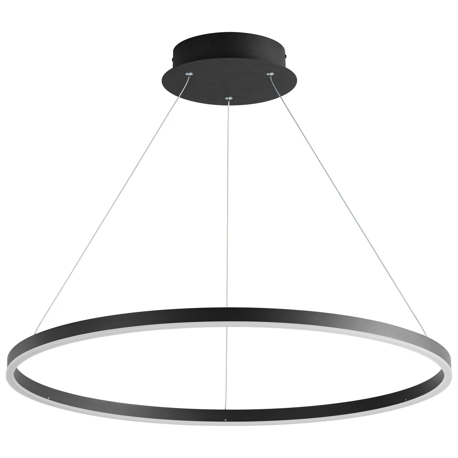 Circulo LED Pendant in Black