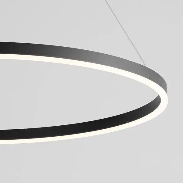 Circulo LED Pendant in Black - Image 3