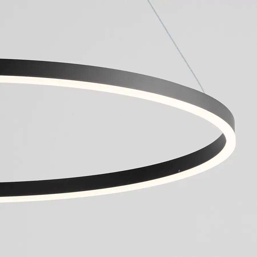 Circulo LED Pendant in Black - Image 3