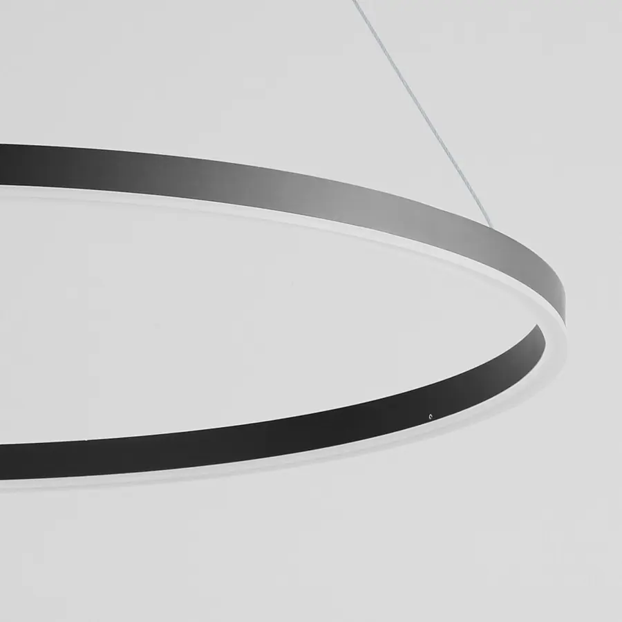Circulo LED Pendant in Black - Image 4