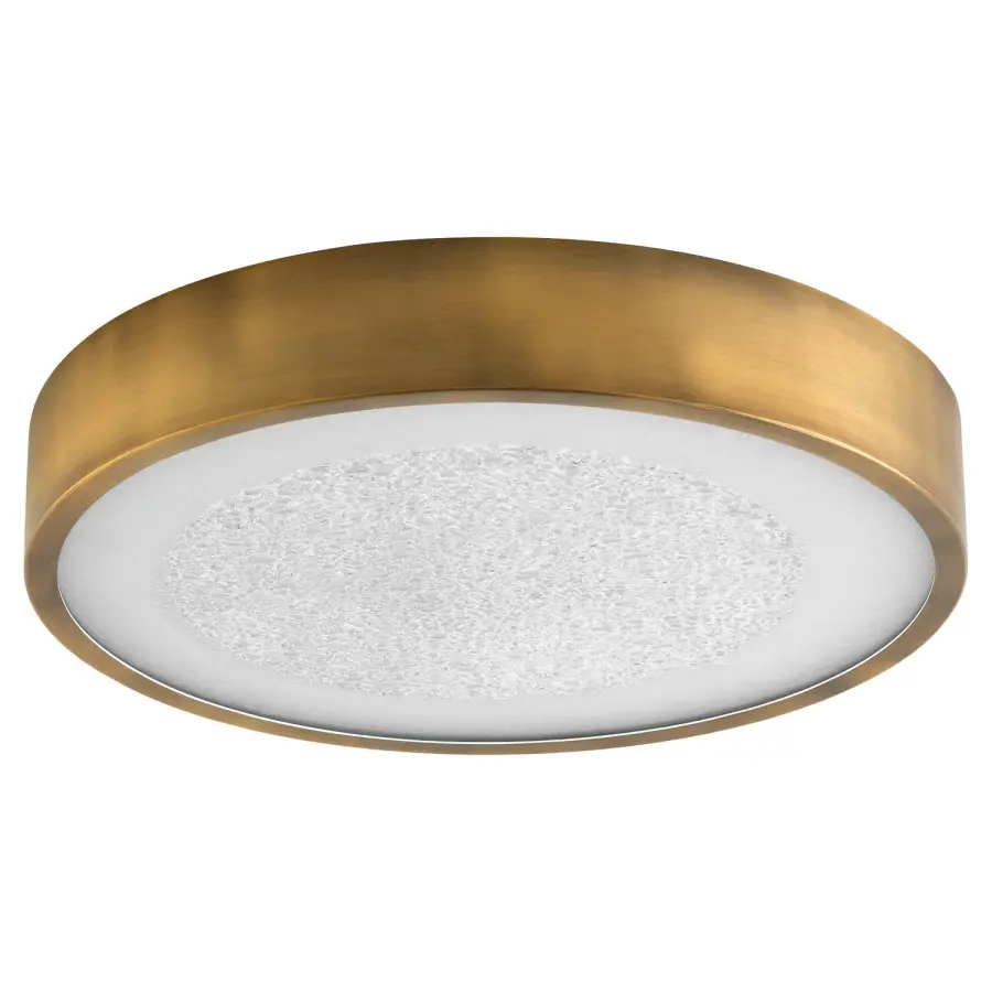 Floe LED Flush Mount in Brushed Brass - Image 1