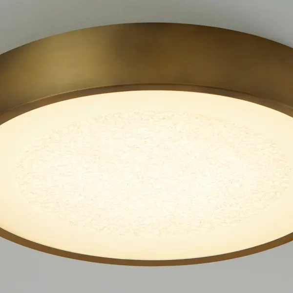 Floe LED Flush Mount in Brushed Brass - Image 6