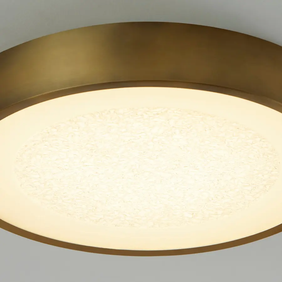 Floe LED Flush Mount in Brushed Brass - Image 6