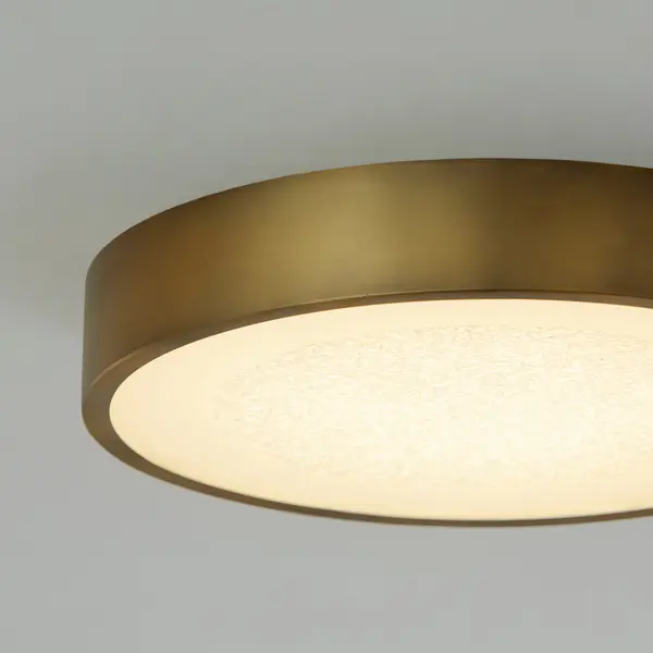 Floe LED Flush Mount in Brushed Brass - Image 7