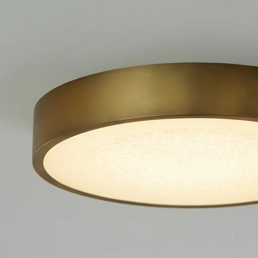 Floe LED Flush Mount in Brushed Brass - Image 7