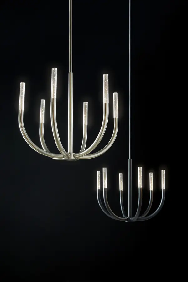 Presto! 6-Light LED Chandelier in Black - Image 3
