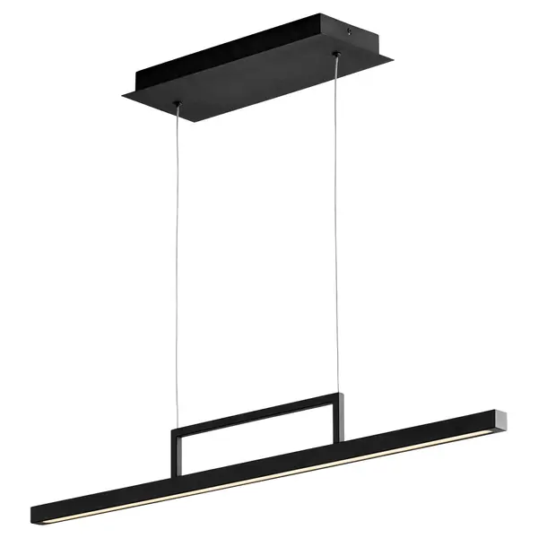 The Stylus LED Pendant delivers focused task lighting in an ultra-slim profile. Its 1-inch width and integrated LED make it perfect for contemporary spaces where clean lines matter. The matte white diffuser provides glare-free illumination. - alternate view