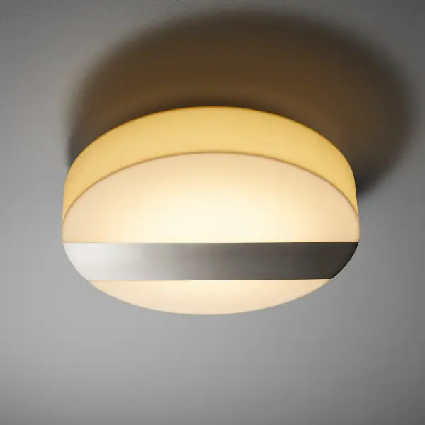 The Aurora delivers impressive 2350-lumen output in a compact 13.5-inch profile. Its warm 3000K LED with 90 CRI provides excellent color rendering, while the satin nickel finish and matte white diffuser create a clean, contemporary look ideal for low-ceiling spaces.
