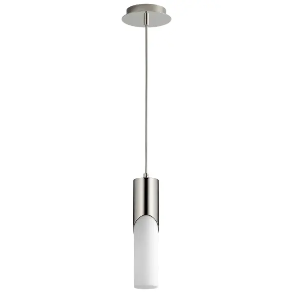 Ellipse LED Mini Pendant in Polished Nickel - Image 1