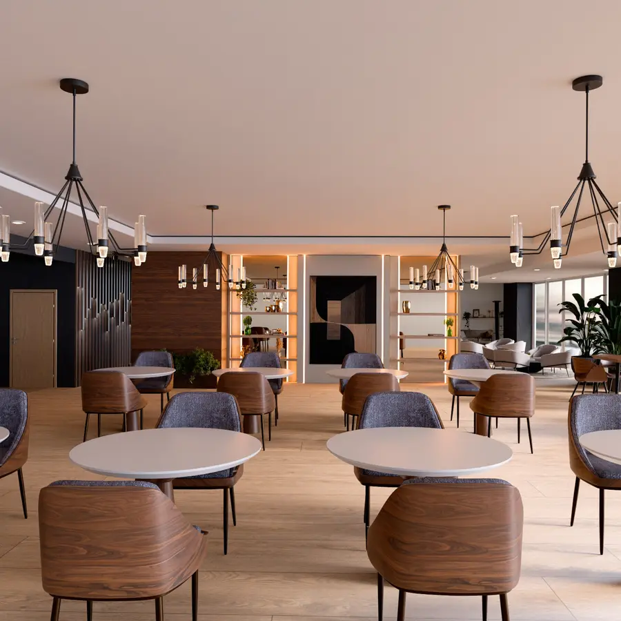 Ethos LED Chandelier in Black - Image 5