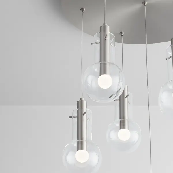 Primo LED Pendant in Satin Nickel - Image 3