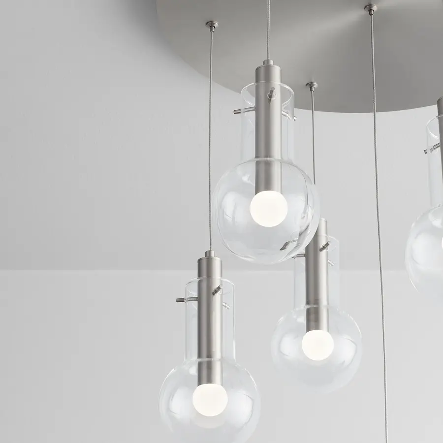 Primo LED Pendant in Satin Nickel - Image 3