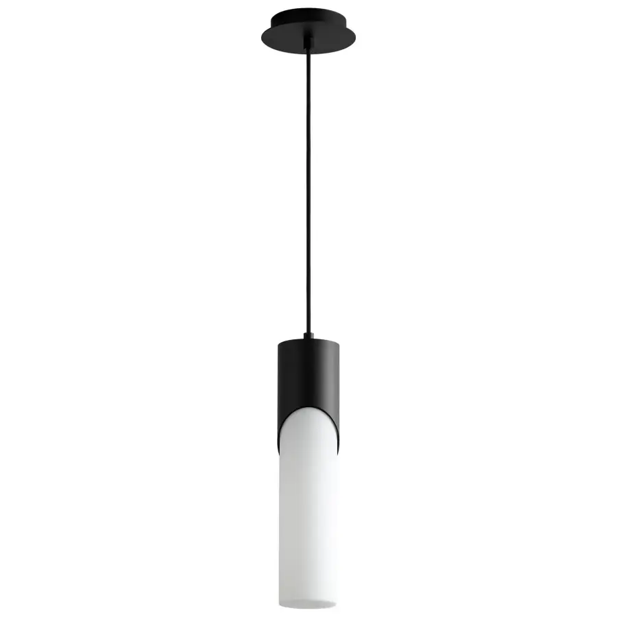 Ellipse LED Mini Pendant in Black - Image 1