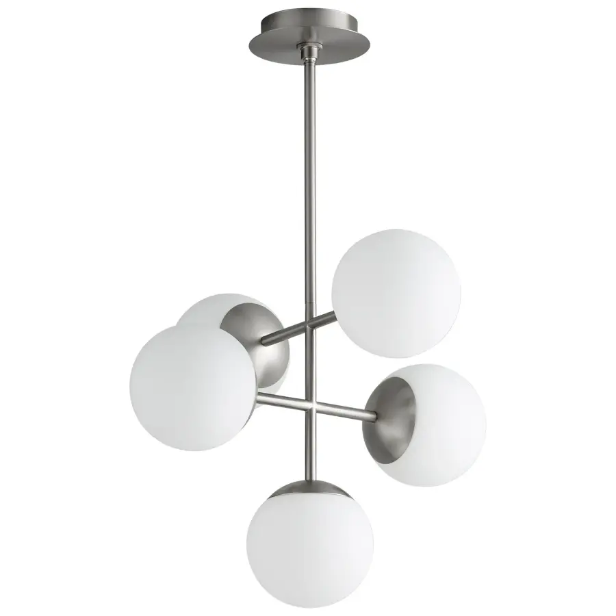 Nebula 5-Light LED Pendant in Satin Nickel - Image 1