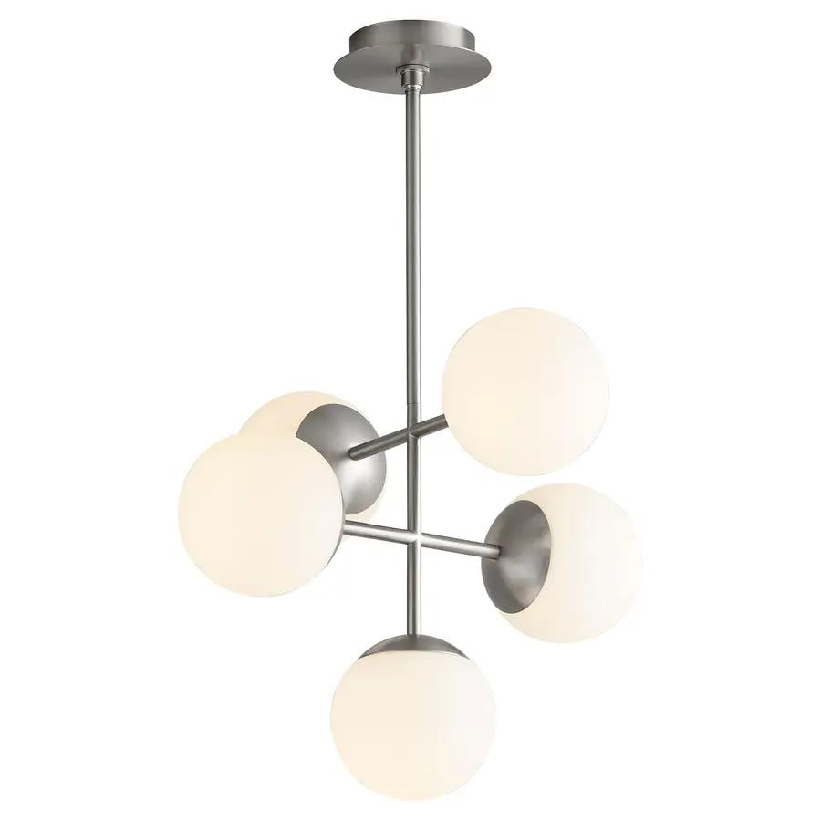 Nebula 5-Light LED Pendant in Satin Nickel - Image 2