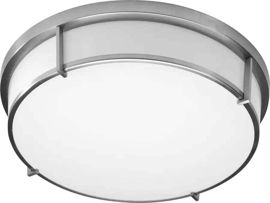 iO LED Flush Mount in Satin Nickel - Image 1