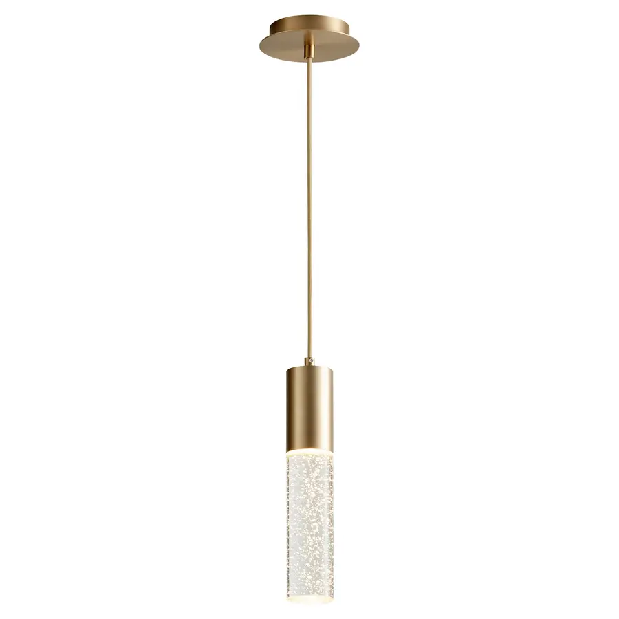 Spirit LED Mini Pendant in Aged Brass - Image 2