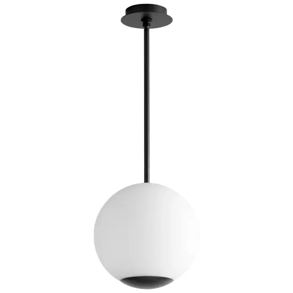 Collection: Terra Finish: Black Glass: Matte Opal Width: 12.00" Height: 14.00" Weight: 9.00 lb Bulbs Included Number of Bulbs: 1 Maximum Wattage: 11.00 W Bulb Type: LED Bulb Base: Array Light Source: LED Light Output: 582.00 lm Color Temperature: 3000 K CRI: 90 Voltage: 120.00 V Material: Steel and Glass Country of Origin: China Safety Listing: UL, ETL Safety Rating: Damp LED Manufacturer Warranty: 1 year from date of purchase