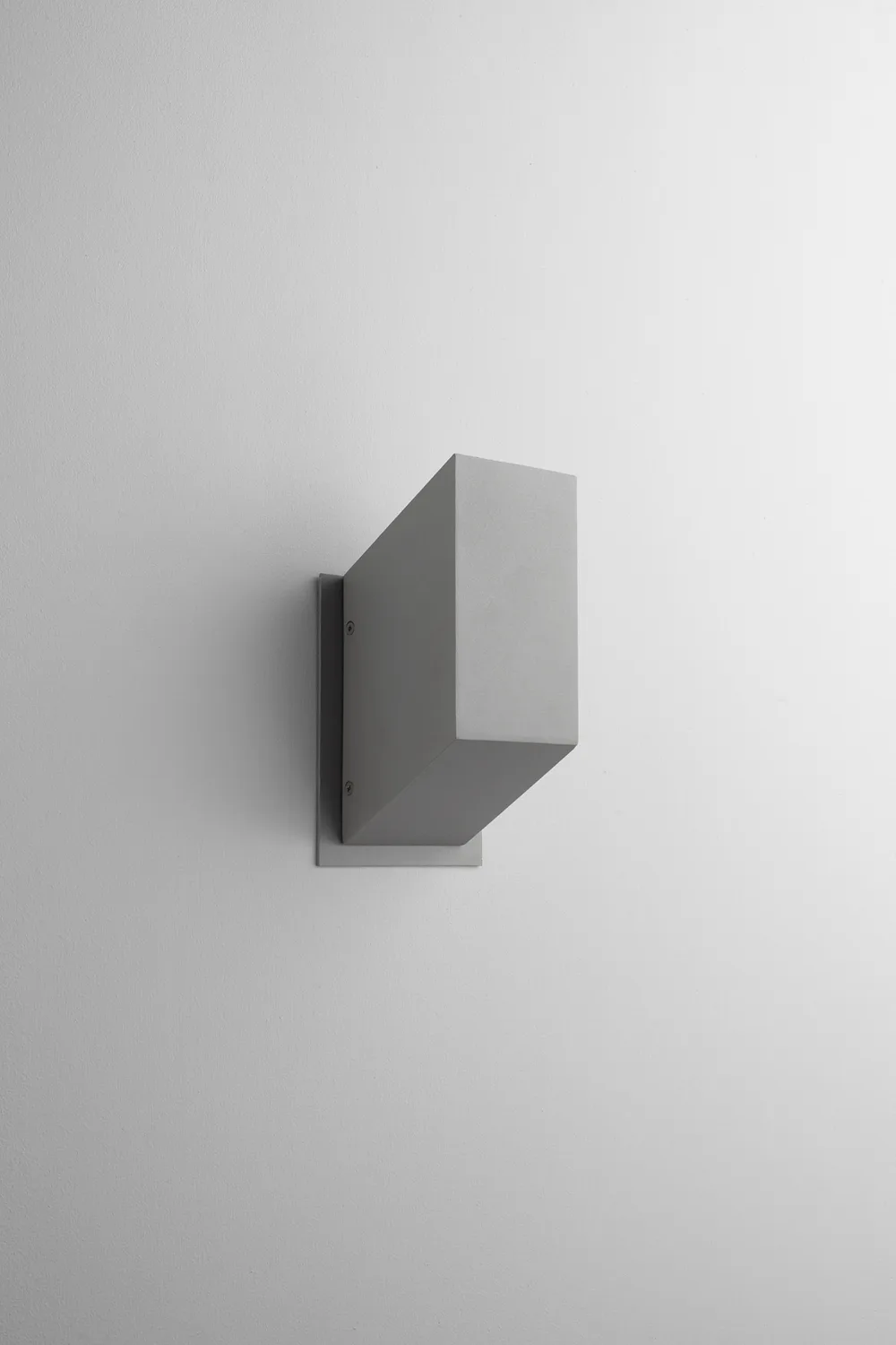 Uno LED Outdoor Wall Lantern in Grey