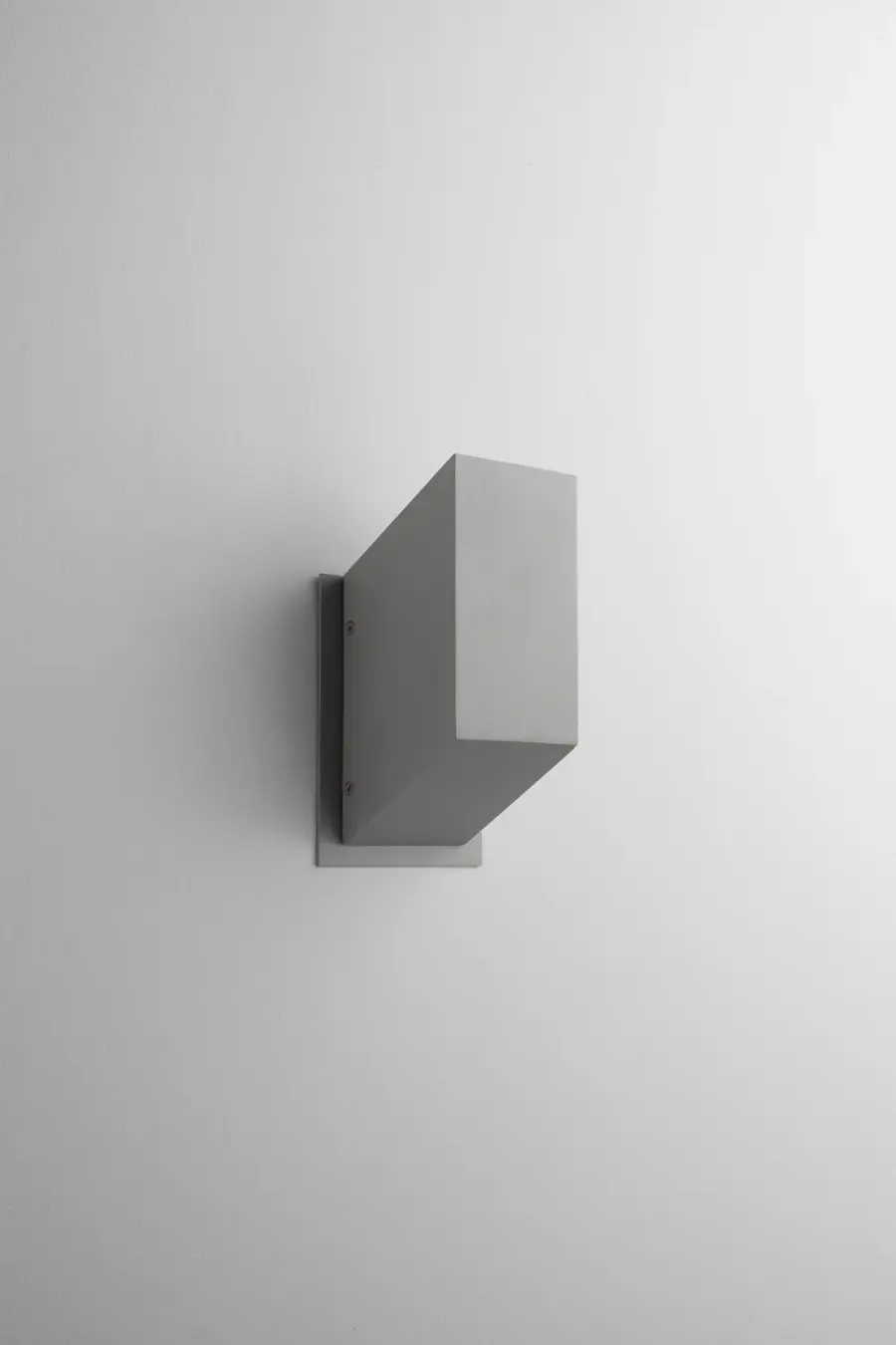 Uno LED Outdoor Wall Lantern in Grey