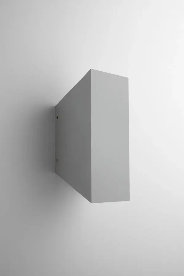 Collection: Duo Finish: Grey Glass: White Width: 6.00" Height: 14.00" Weight: 7.85 lb Extension from Wall: 6.00" Bulbs Included Number of Bulbs: 2 Maximum Wattage: 8.40 W Bulb Type: LED Bulb Base: Array Light Source: LED Light Output: 1900.00 lm Color Temperature: 3000 K CRI: 90 Voltage: 120.00 V Material: Aluminum & Acrylic Country of Origin: China Safety Listing: UL, ETL Safety Rating: Wet LED Manufacturer Warranty: 1 year from date of purchase , 5 years LED