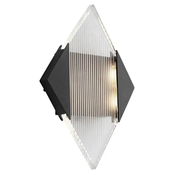 Collection: Nova Finish: Black Glass: Clear Width: 8.25" Height: 11.75" Weight: 4.10 lb Bulbs Included Number of Bulbs: 2 Maximum Wattage: 6.00 W Bulb Type: LED Bulb Base: Array Light Source: LED Light Output: 11020.00 lm Color Temperature: 3000 K CRI: 90 Voltage: 120.00 V Material: Aluminium, Glass Country of Origin: China Safety Listing: UL, ETL Safety Rating: Wet LED Manufacturer Warranty: 1 purchase , 5 yrs LED eclictrical componets - alternate view