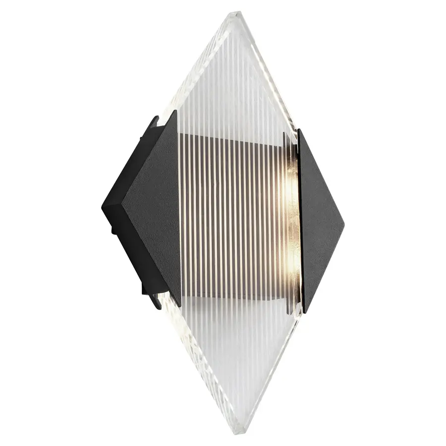 Nova LED Outdoor Wall Sconce in Black - Image 2