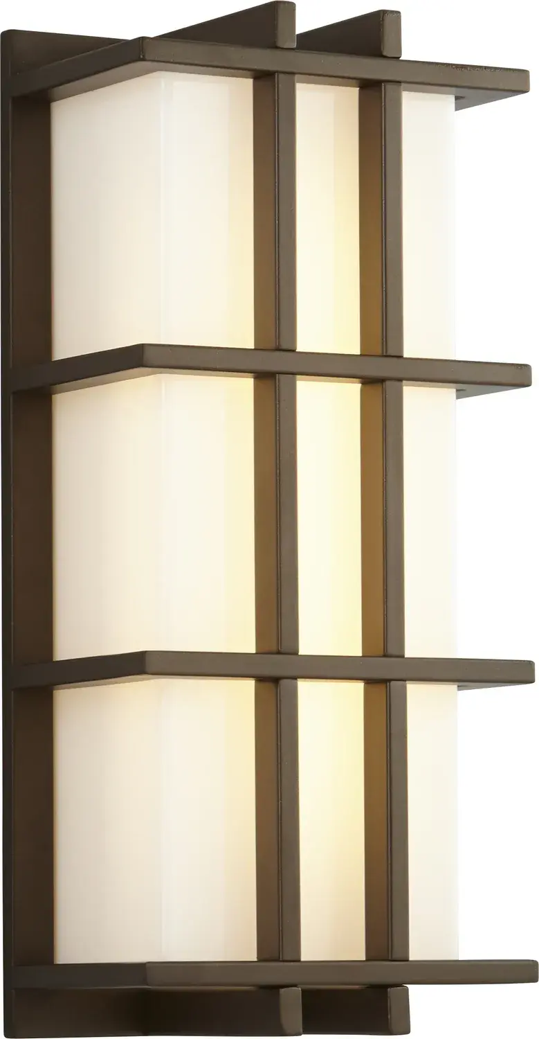 Telshor LED Outdoor Lantern in Oiled Bronze - Image 1