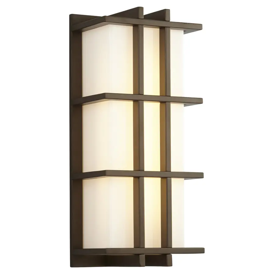Telshor LED Outdoor Lantern in Oiled Bronze - Image 2