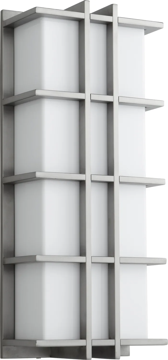 Telshor LED Outdoor Lantern in Satin Nickel