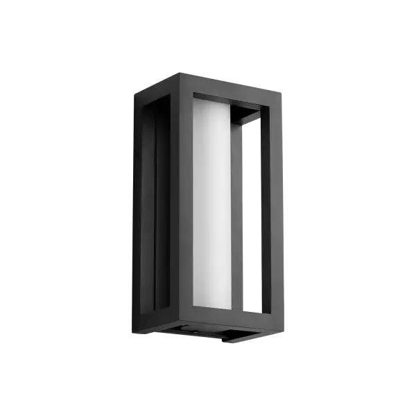 Collection: Aperto Finish: Black Glass: White Frost Width: 6.00" Height: 12.00" Weight: 3.50 lb Extension from Wall: 4.25" Bulbs Included Number of Bulbs: 1 Maximum Wattage: 12.00 W Bulb Type: LED Bulb Base: Array Light Source: LED Light Output: 465.00 lm Color Temperature: 3000 K CRI: 90 Voltage: 120.00 V Material: Aluminum|Glass Country of Origin: China Safety Listing: UL, ETL Safety Rating: Wet LED Manufacturer Warranty: 1 year from date of purchase