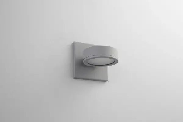 Collection: Ceres Finish: Grey Glass: Frosted Glass Width: 4.75" Height: 4.75" Weight: 3.01 lb Extension from Wall: 5.00" Bulbs Included Number of Bulbs: 1 Maximum Wattage: 8.20 W Bulb Type: LED Bulb Base: Array Light Source: LED Light Output: 1050.00 lm Color Temperature: 3000 K CRI: 90 Voltage: 120.00 V Material: Aluminum & Acrylic Country of Origin: China Safety Listing: UL, ETL Safety Rating: Wet LED Manufacturer Warranty: 1 year from date of purchase , 5 years LED