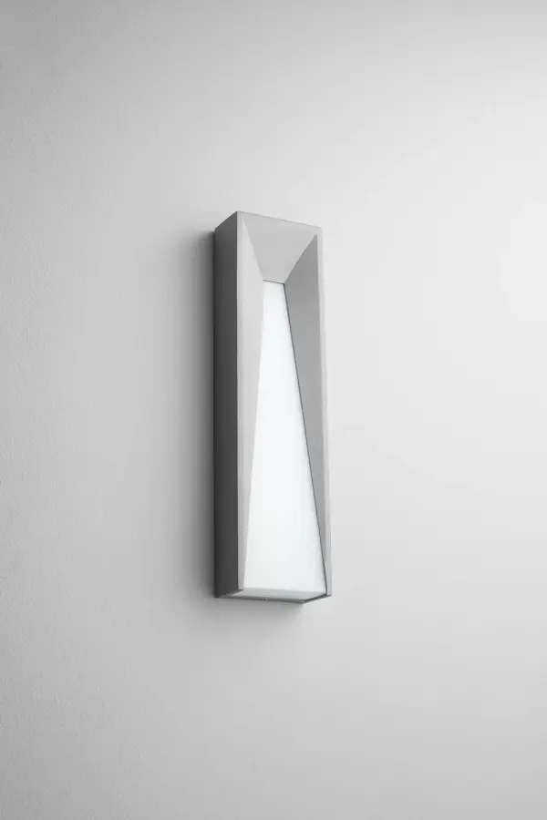 Collection: Calypso Finish: Grey Glass: Polished White Polycarbonate Width: 4.25" Height: 16.50" Weight: 3.91 lb Extension from Wall: 2.25" Bulbs Included Number of Bulbs: 1 Maximum Wattage: 10.10 W Bulb Type: LED Bulb Base: Array Light Source: LED Light Output: 1475.00 lm Color Temperature: 3000 K CRI: 90 Voltage: 120.00 V Material: Aluminum & Acrylic Country of Origin: China Safety Listing: UL, ETL Safety Rating: Wet LED Manufacturer Warranty: 1 year from date of purchase , 5 years LED