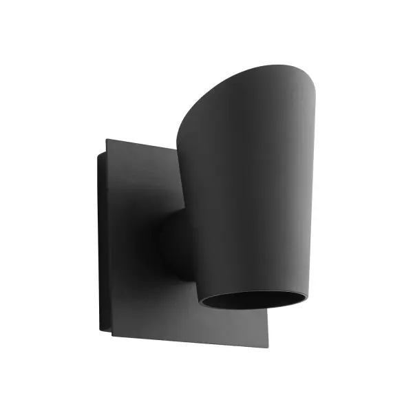 Collection: Pilot Finish: Black Width: 5.13" Height: 6.25" Weight: 2.00 lb Extension from Wall: 5.13" Bulbs Included Number of Bulbs: 2 Maximum Wattage: 2.50 W Bulb Type: LED Bulb Base: Array Light Source: LED Light Output: 327.00 lm Color Temperature: 3000 K CRI: 90 Voltage: 110.00 V Material: Aluminum and Iron Country of Origin: China Safety Listing: UL, ETL Safety Rating: Wet LED Manufacturer Warranty: 1 year from date of purchase
