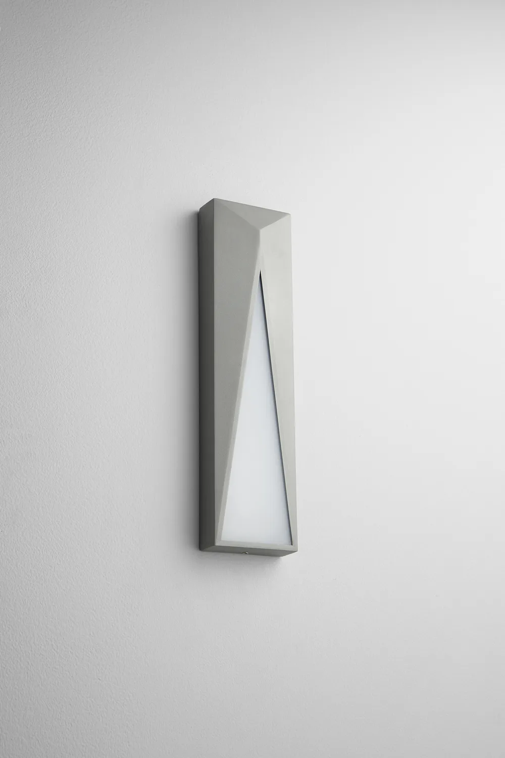 Elif LED Outdoor Wall Lantern in Grey