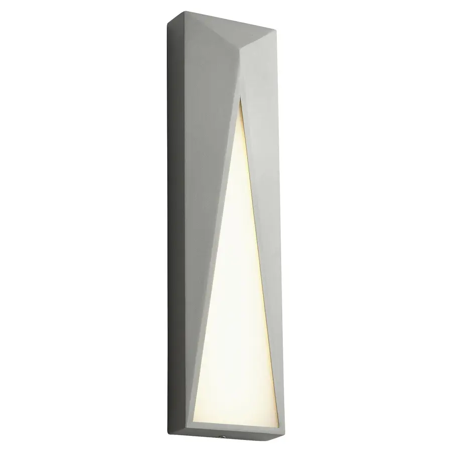 Elif LED Outdoor Wall Lantern in Grey - Image 2