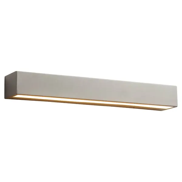 Collection: Maia Finish: Grey Glass: Polished White Polycarbonate Width: 23.25" Height: 2.88" Weight: 10.08 lb Extension from Wall: 4.00" Bulbs Included Number of Bulbs: 2 Maximum Wattage: 11.90 W Bulb Type: LED Bulb Base: Array Light Source: LED Light Output: 2950.00 lm Color Temperature: 3000 K CRI: 90 Voltage: 120.00 V Material: Aluminum & Acrylic Country of Origin: China Safety Listing: UL, ETL Safety Rating: Wet LED Manufacturer Warranty: 1 year from date of purchase , 5 years LED - alternate view