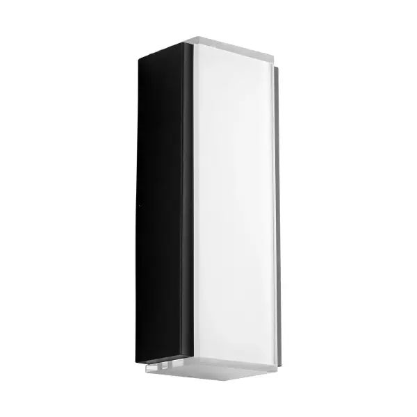 Collection: Helio Finish: Black Glass: White Frost Width: 6.38" Height: 16.00" Weight: 8.00 lb Extension from Wall: 4.00" Bulbs Included Number of Bulbs: 1 Maximum Wattage: 18.00 W Bulb Type: LED Bulb Base: Array Light Source: LED Light Output: 522.00 lm Color Temperature: 3000 K CRI: 90 Voltage: 120.00 V Material: Glass, Aluminum, Iron Country of Origin: China Safety Listing: UL, ETL Safety Rating: Wet LED Manufacturer Warranty: 1 year from date of purchase