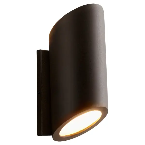 Collection: Realm Finish: Oiled Bronze Glass: White Width: 5.00" Height: 12.00" Weight: 6.38 lb Extension from Wall: 5.50" Bulbs Included Number of Bulbs: 2 Maximum Wattage: 8.20 W Bulb Type: LED Bulb Base: Array Light Source: LED Light Output: 1900.00 lm Color Temperature: 3000 K CRI: 90 Voltage: 120.00 V Material: Aluminum & Glass Country of Origin: China Safety Listing: UL, ETL Safety Rating: Wet LED Manufacturer Warranty: 1 year from date of purchase , 5 years LED - alternate view
