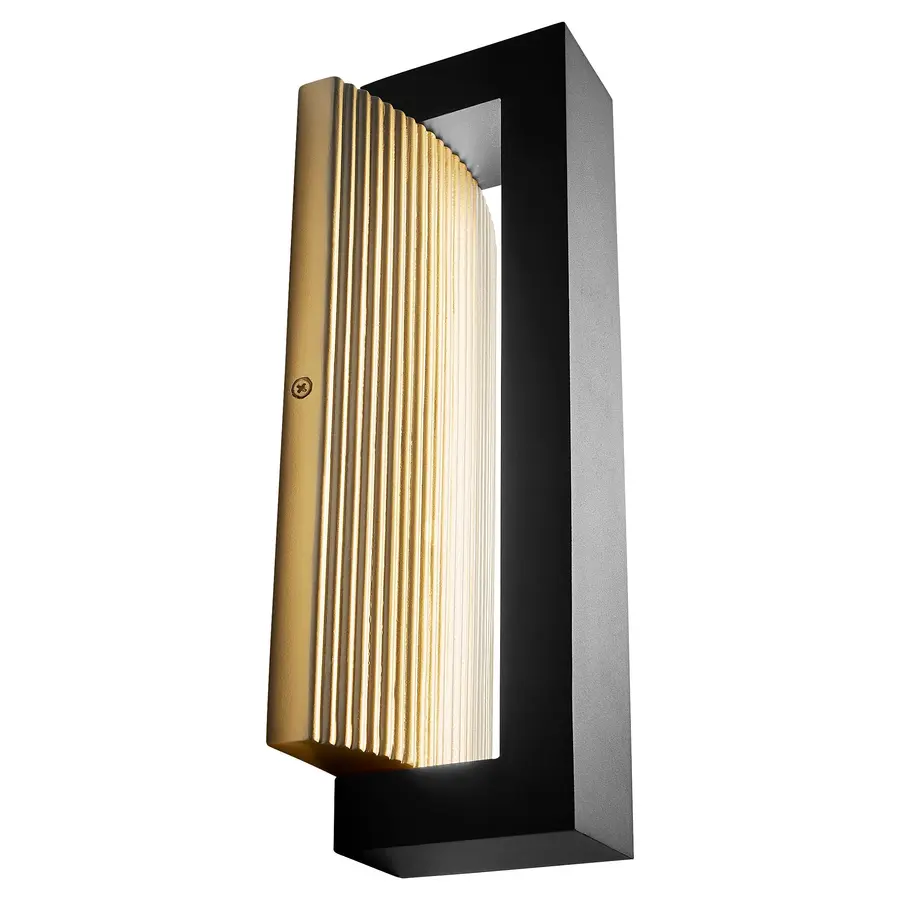 Verve LED Outdoor Wall Sconce in Black - Image 3